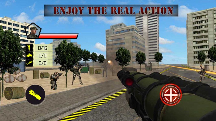 Real Weapon Enemy Destruction: RPG and Machine Gun screenshot-4