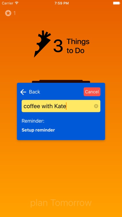 3 Things to Do - To-Do list - Plan your tomorrow! screenshot-3
