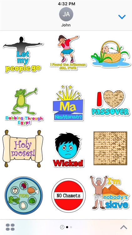 Passover Haggadah- Jewish Holiday Sticker Pack