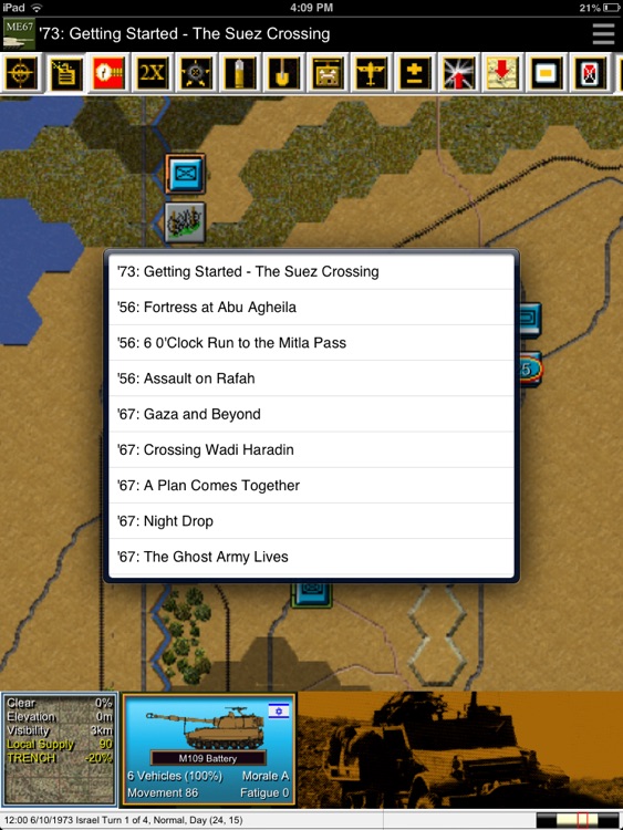 Modern Campaigns - Mideast '67 screenshot-3