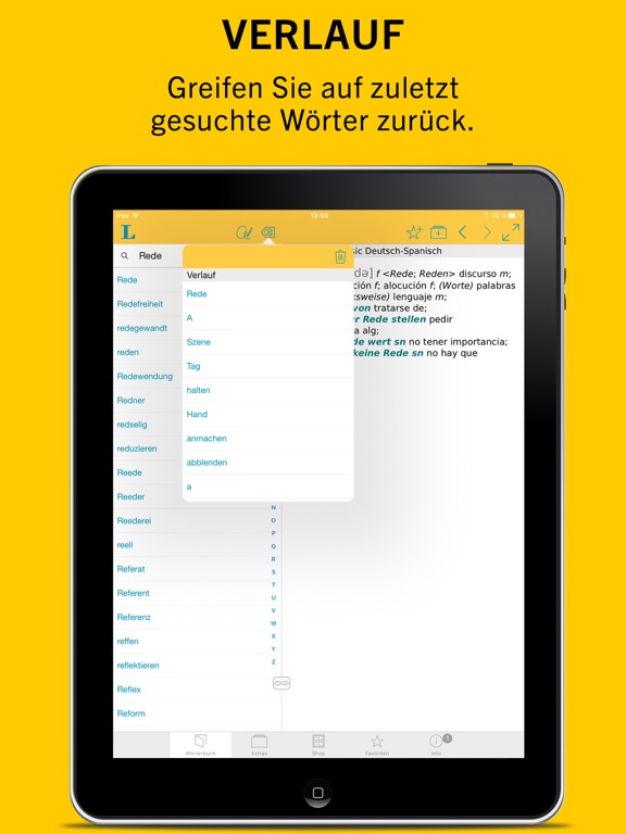 Screenshot #6 pour Spanisch Deutsch - Wörterbuch