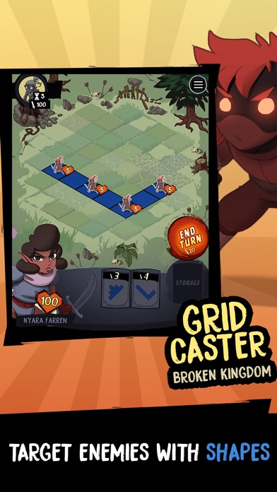 Grid Caster: Broken Kingdom screenshot 2