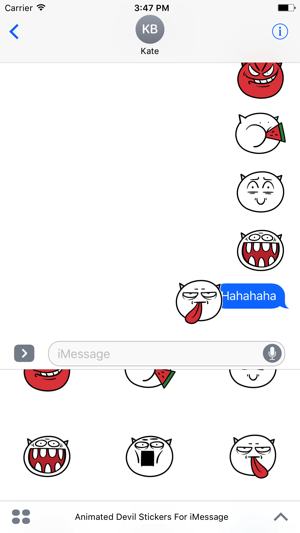 Animated Devil Emoji Stickers For iMessage(圖5)-速報App