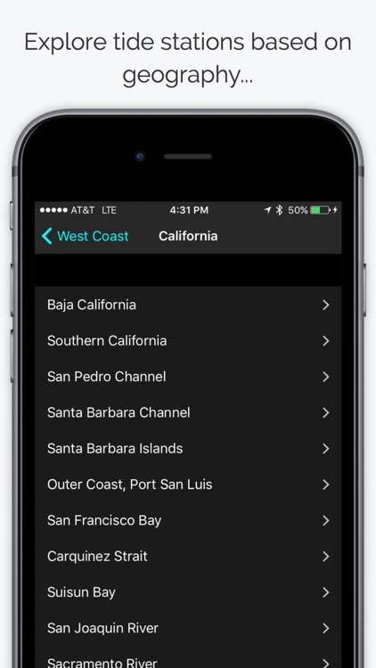 Tide Master - Ocean Tides, Charts, Graphs, Tables