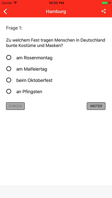 Einbürgerungstest Hamburg screenshot 2