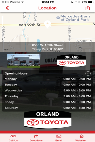 Orland Toyota screenshot 3
