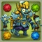 This game Is a combination of three types of play, match-3, tower defense, and Strategy