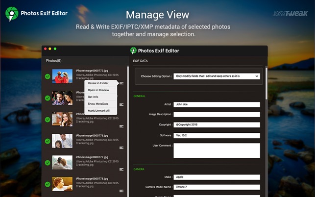 Metadata Edit Program For Mac