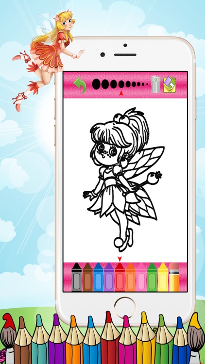 fairy kingdom coloring book free screenshot-4