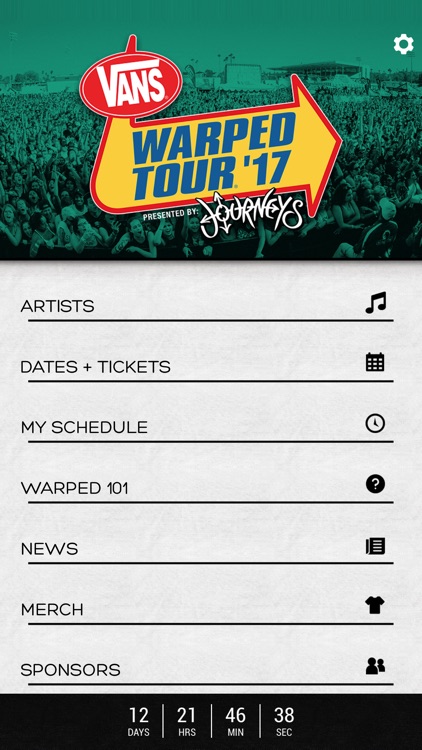 Vans Warped Tour Official App