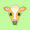 Gold Cow Emoji Stickers