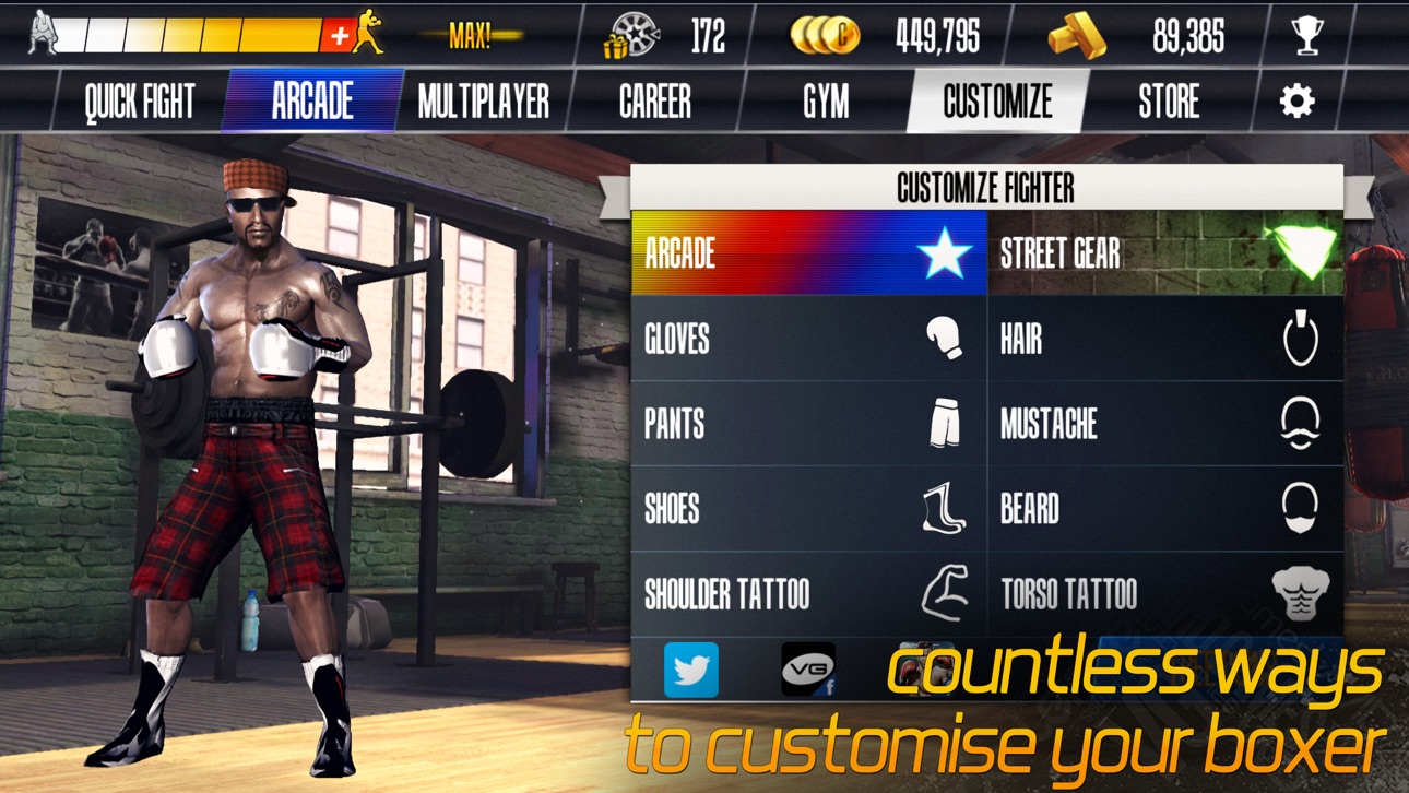 Real Boxing: KO Fight Club - Free Hack screenshot 5 - iOS game interface