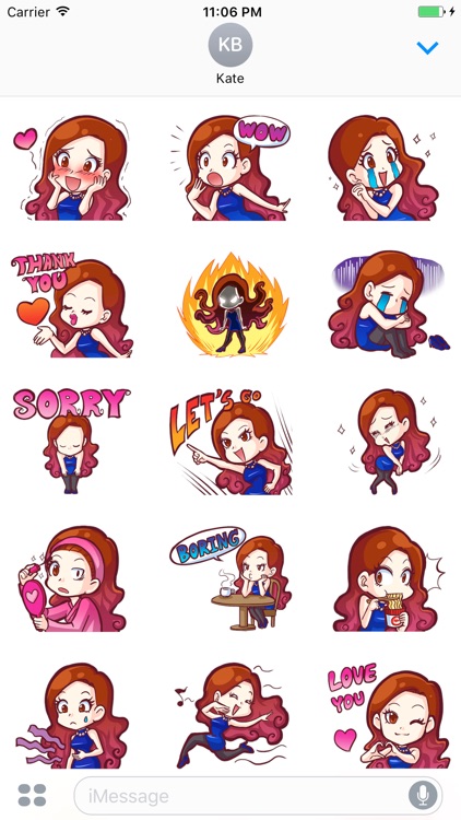 Selena Red Hair Girl Inlove Sticker