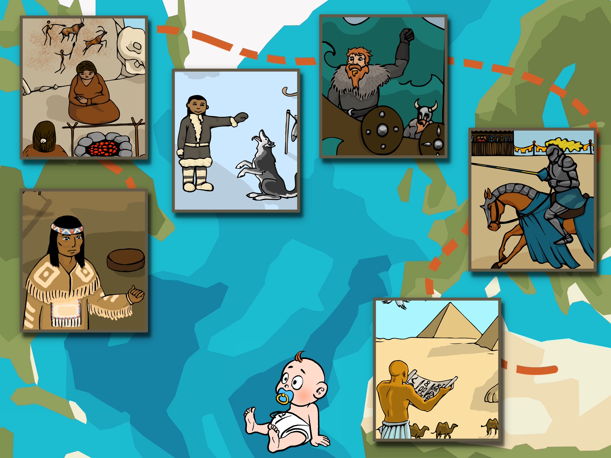 History TidyUp! - story book for kids & toddlers screenshot 2