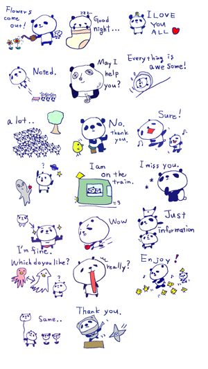 Happy panda stickers!!(圖2)-速報App