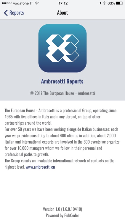 Ambrosetti Reports screenshot-4