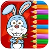 Kids Drawing Coloring Page Rabbit Games