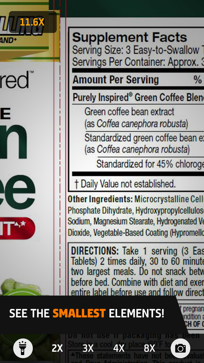 Pocket Glasses Pro - Magnifier with LED Flashlight