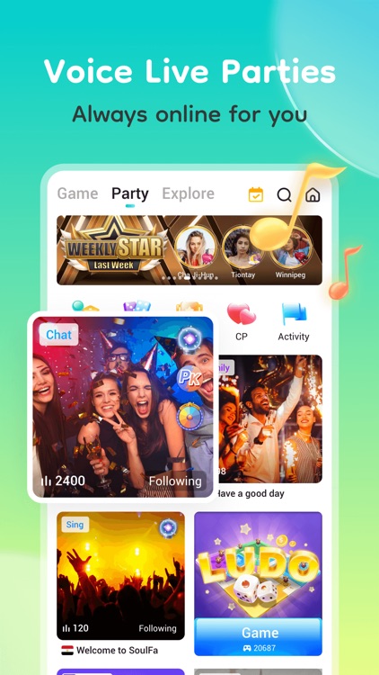 SoulFa-Group Voice Chat&Ludo