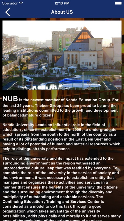 NUB Nahda University