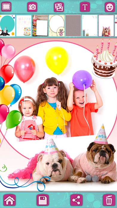 Birthday greeting cards photo editor – Pro screenshot 2