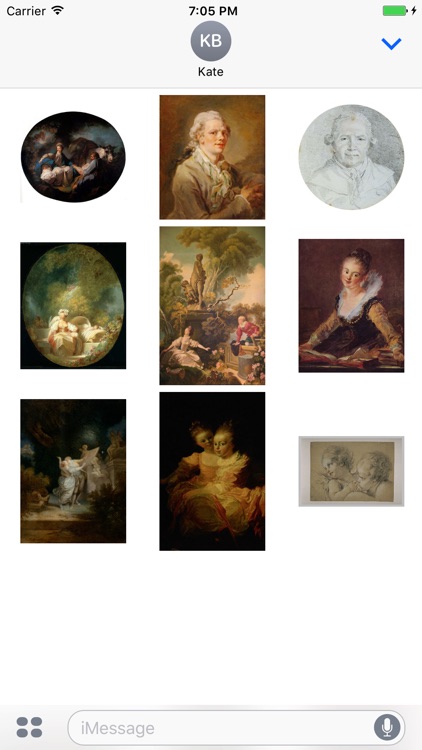 Jean Honore Fragonard Artworks Stickers screenshot-3