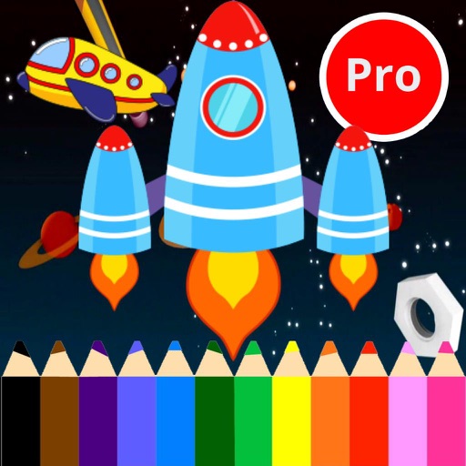 Learning Vehicles Coloring Markers Easy For Kids icon