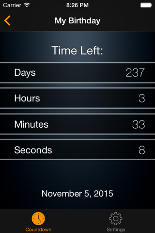Smart Events Countdown screenshot 3