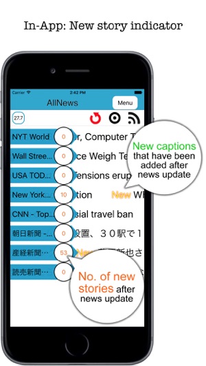 AllNews - Scrolling multiple RSS feeds(圖4)-速報App