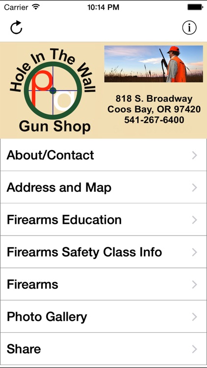 Hole in the Wall Gun Shop