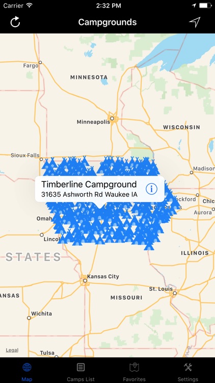 Iowa – Campgrounds & RV Parks