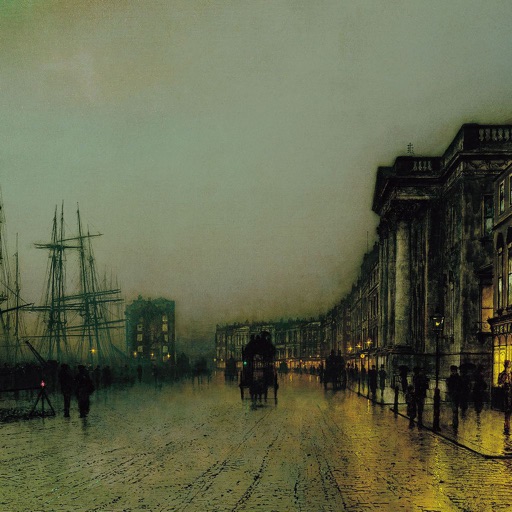 John Atkinson Grimshaw Artworks Stickers