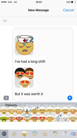 Game screenshot Emojiency Nurse Emojis On Kik,Whatsapp and Groupme apk