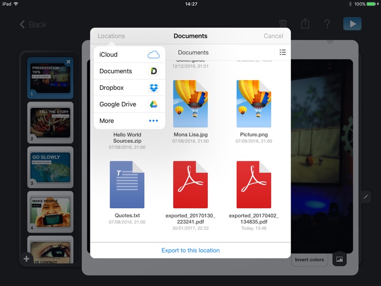 SlidePocket - Presentation and Slideshow Maker screenshot-4