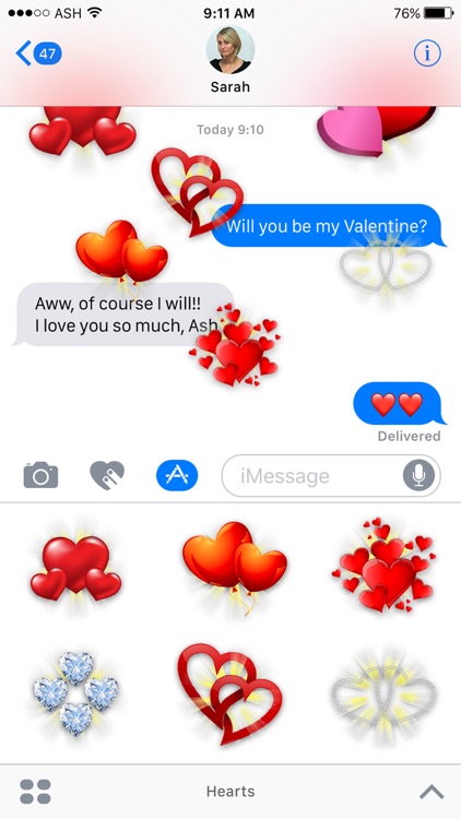 More Heart Stickers for Valentine's Day by Ash Alom