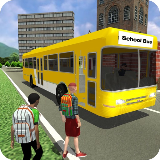 Driving School Bus Simulator 3D: Pick & Drop Duty icon