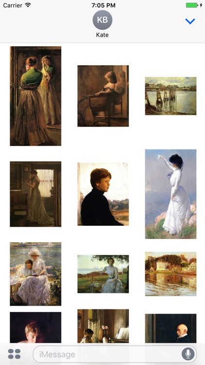 Joseph Decamp Artworks Stickers