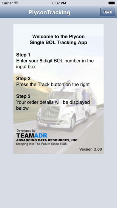 How to cancel & delete Plycon Vanlines Single BOL Tracker from iphone & ipad 3