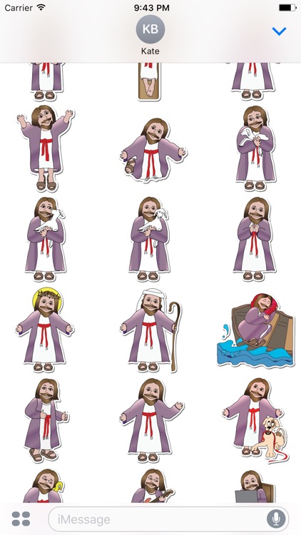 Jesus Emoji Christian Sticker App