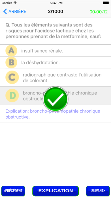 How to cancel & delete Nurse Practitioner Quiz in French from iphone & ipad 3