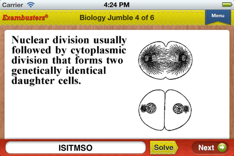 AP Biology Prep Flashcards Exambusters screenshot 3