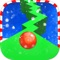 Christmas - Roll The Ball is very addictive fun rolling ball style game