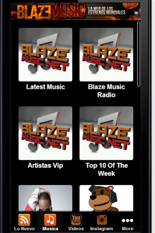 BlazeMusicNet screenshot 2