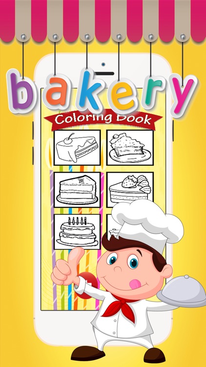 Color ME: Bakery Cup cake Pop Maker Kids Coloring