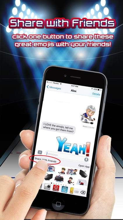 Hockey Emojis Nation - 90+ HD Ice Hockey Emojis screenshot-4
