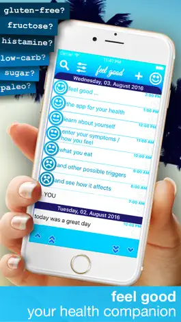 Game screenshot feel good - health, allergy, diet and food journal mod apk