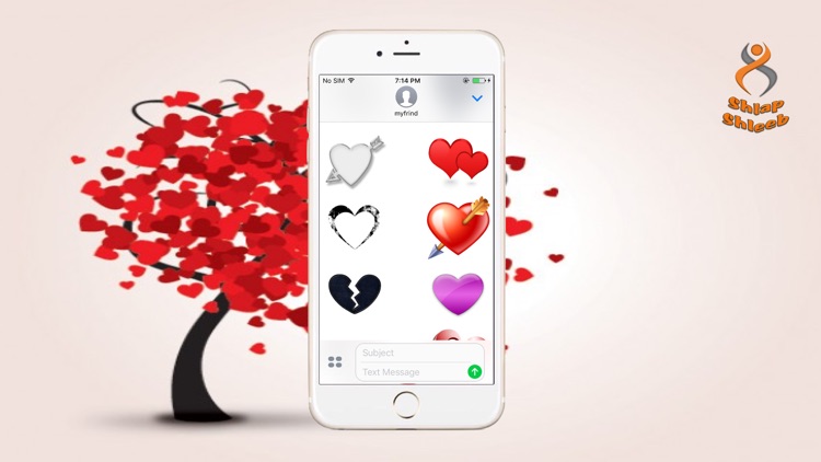 Heart Stickers for Message screenshot-4