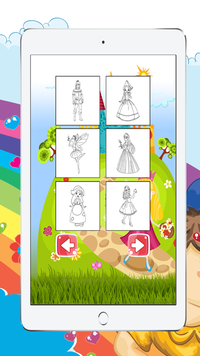 How to cancel & delete Little Princess Games Coloring Book for Girls from iphone & ipad 2