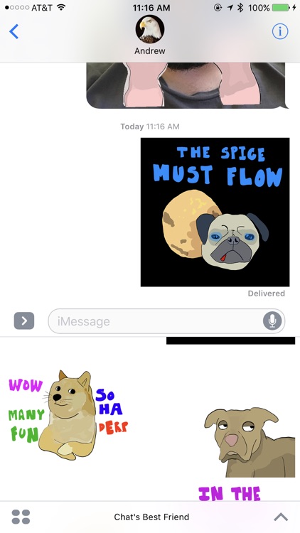 Chat's Best Friend - Animated Dog Stickers