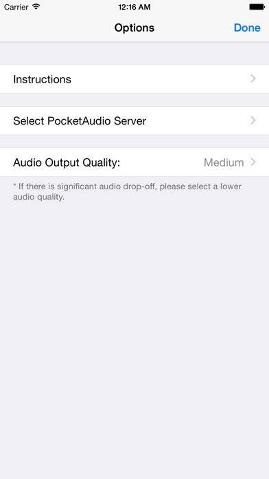 PocketAudio (Headphones) Screenshot 2
